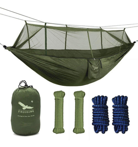 Hamaca Para Camping Con Mosquitero Catre Portable Con Carpa 