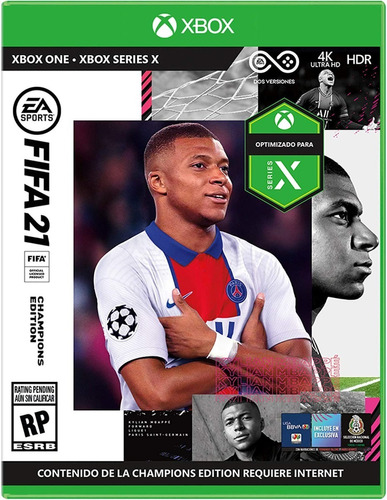 Fifa 21 Champions Edition Xbox One Físico (en D3 Gamers)