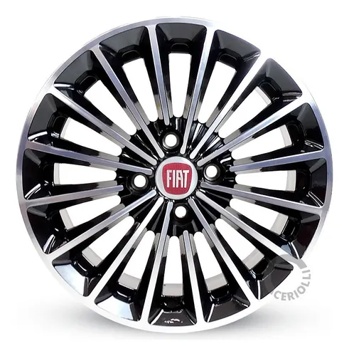 comprar Roda Liga Leve Aluminio Aro 14 4x100 Scorro S195 \u002F Jogo Cor Fiat 4x98 Dp