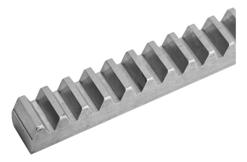 Cremallera De Hierro Galvanizada 22x22x1000 Mm Módulo 4