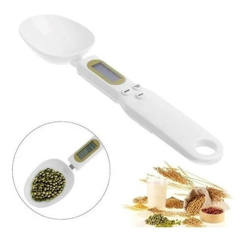 Cuchara Báscula Digital Lcd Gramera Medidora De Cocina 500gr