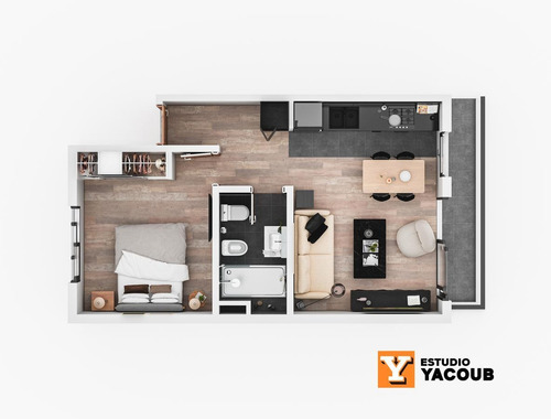 Imagen 22 de 30 de Monoambiente Venta -39 Mts 2 Totales Con Balcón- La Plata-pozo-emprendimiento.