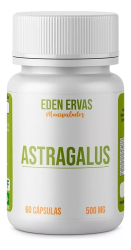 Astragalus (longevidad) 100% Puro. 60 Capsulas 500 Mg.