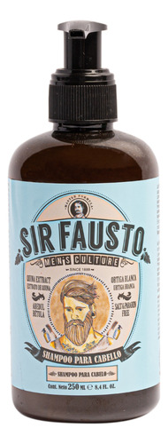 Shampoo Para Cabello Clásico De Sir Fausto 250 Ml