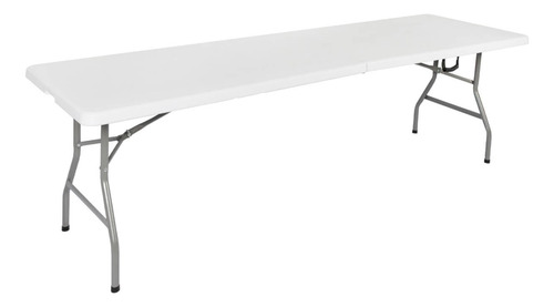 Mesa Plegable Rectangular 240x76x74 Cms Blanca Northwest