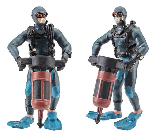 Y 4x Buzo En Miniatura Figura De Acción Modelo Seaae