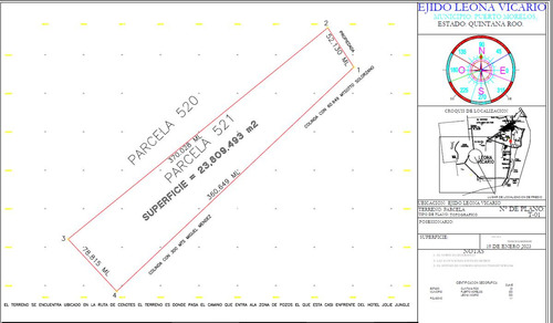 Terreno En Venta, 23,809 M2, Ruta Cenotes, Puerto Morelos-leona Vicario