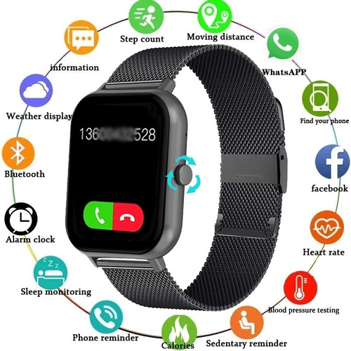 1.83 Reloj Inteligente Deportivo Llamadas Smartwatch Ip67