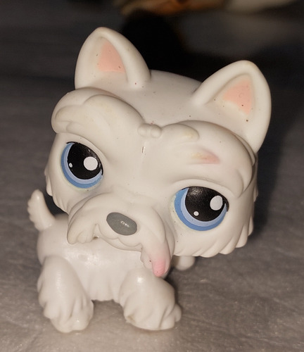 Little Pet Shop Hasbro Modelo 220 White Dog Scottie 1598