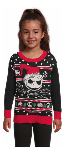 Suéter Navidad Jack Skellington Tallas Niños, Niñas