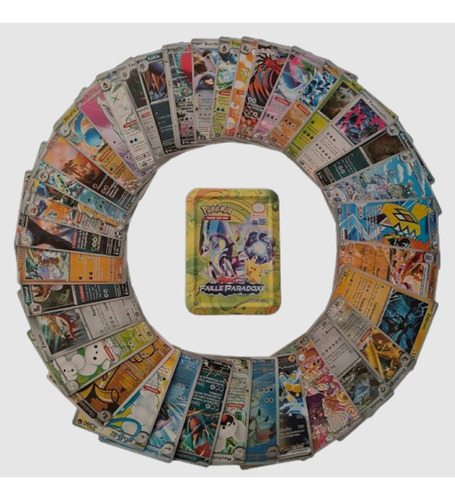 Pokemon Fallen Paradox Cartas Coleccionables Latita X40