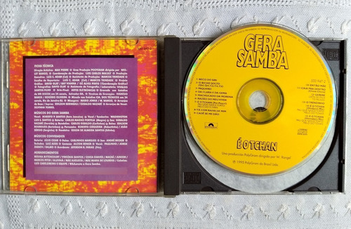 Lote Cds Brasil Gera Samba, É O Tchan, Cheiro, Carnaval, 5u (Usado)