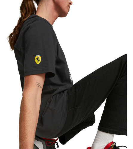 Playera Puma Scuderia Ferrari Hombre Estampado Manga Corta