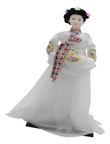 12 Pulgadas Vintage Coreano Muñeca Geisha Hanbok Vestido | Cuotas sin  interés