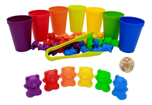 Juguete Educativo Con Forma De Vaso Apilable A Juego De Colo