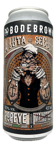 Cerveja Popeye Germany Larger 473ml Puro Malte Progressive