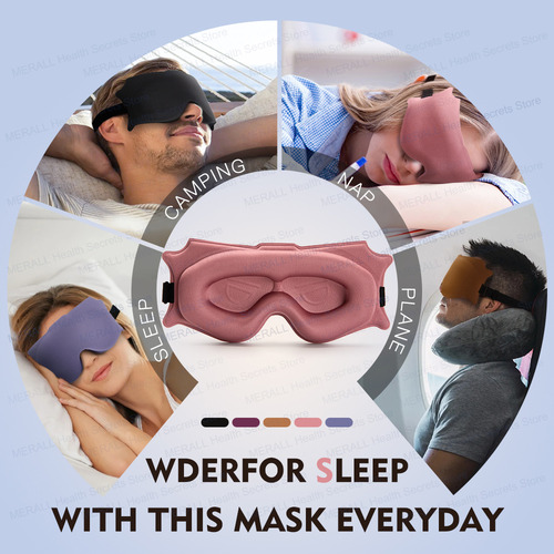 Máscara Para Dormir 3d Block Out, Sombra De Ojos Para Dormir