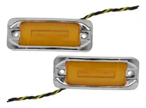 Comprar Par Plafon Lateral Camion Alpha Glo Bisel Ambar 12 Led
