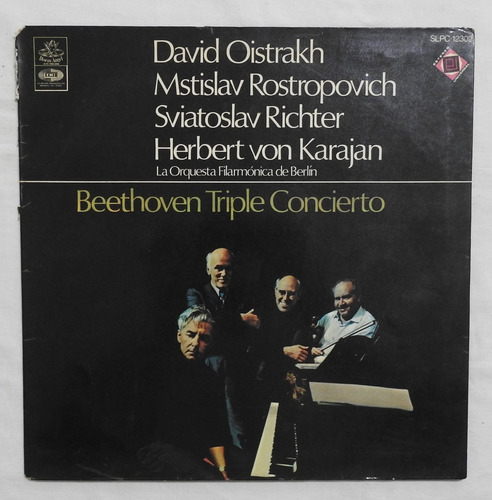 Beethoven Triple Concierto David Oistrakh Vinilo (vg+)