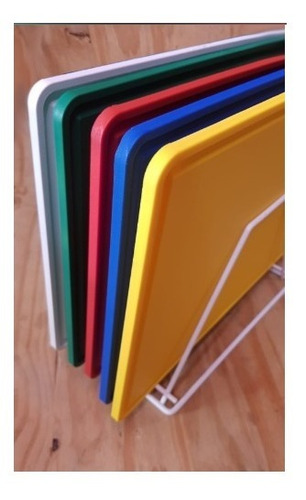 Imagen 2 de 4 de Tabla Picar Grande Cocina Corte 40x60 Cm Varios Colores