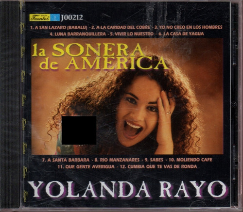 Cd Yolanda Rayo La Sonera De America