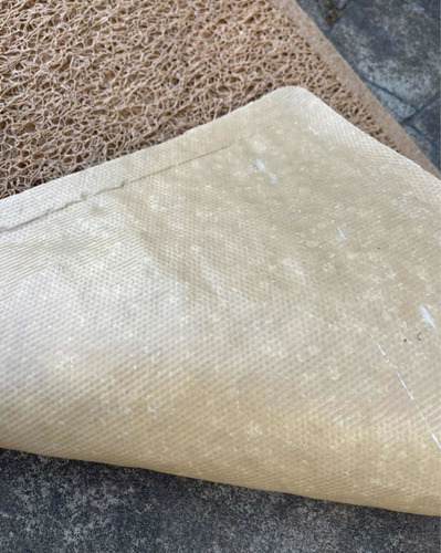 Imagen 5 de 5 de Felpudo Goma Antideslizante 40x60cm Beige Kreatex