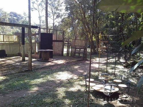 Vendo Linda Chácara Com 11 Mil M² No São Guido Em Várzea Paulista, Casa Sede, Recepção, Campo De Futebol, Playground, Piscina, Tratamento De Esgoto, Estacionamento, Muito Verde Pró - Ch00086 - 2451865