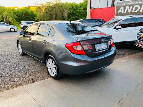 Honda Civic Sedan Lxs 1.8 Cinza 2014