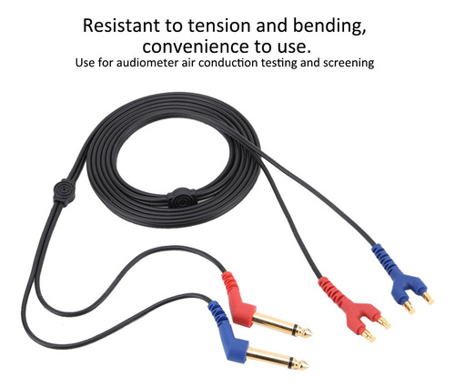 Cable De Auriculares De Audiómetro Para Conducción De Aire D