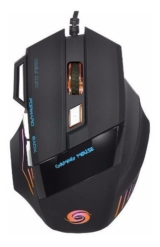 Mouse Gamer Pro Optico 5500dpi Usb Led 7 Botones Gaming