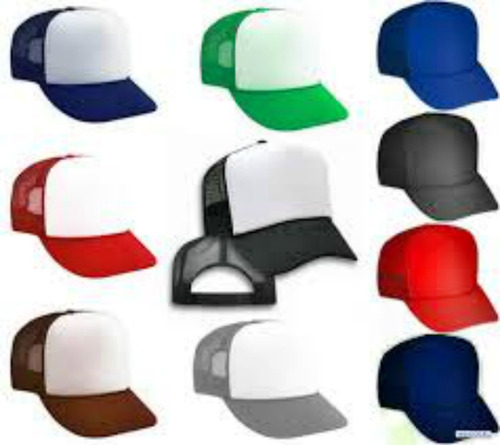 Gorras Malla Para Sublimar Mayor X 12