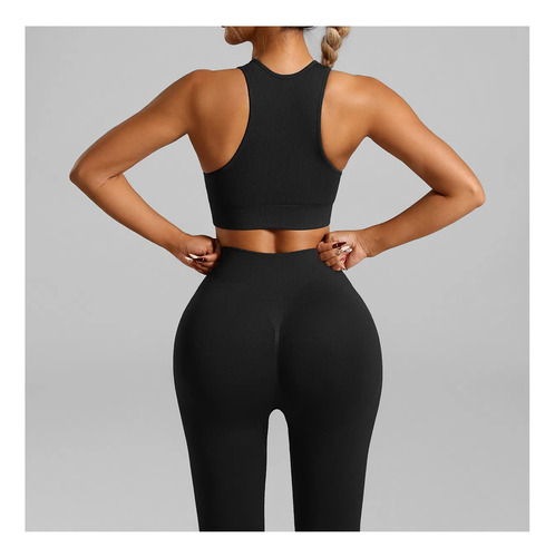 Conjunto Deportivo Mujer Casual Pants Top 2 Piezas Moda Gym