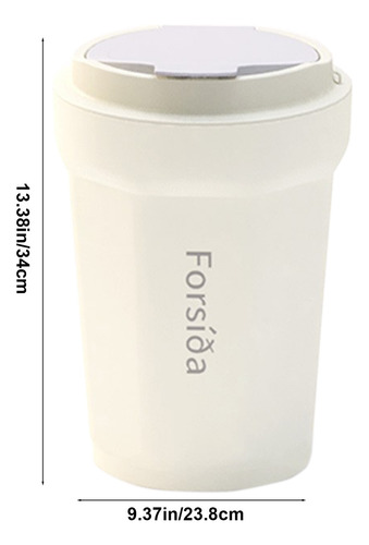 Bote De Basura De Plástico Con Forma De Taza De Café De 3.1
