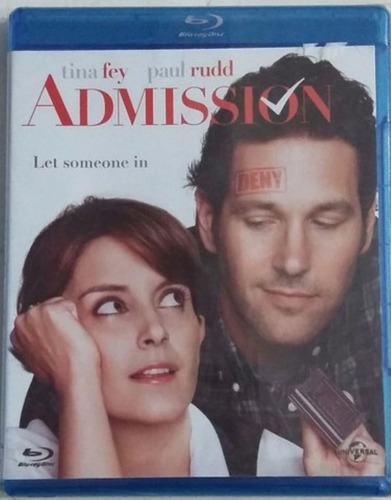 Admission Let Someone In Pelicula Blu-ray