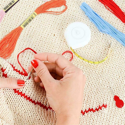 200 Madejas De Hilo De Coser Para Bordar Punto De Cruz