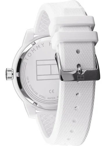 Reloj Tommy Hilfiger De Hombre Blanco Linea Denim 1791743
