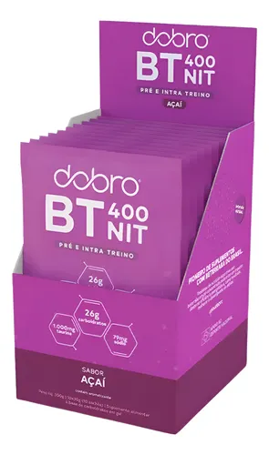 Bt 400 Nit Dobro Intra Pré Treino Cálcio Magnésio Sódio 10un