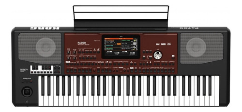 Teclado Sintetizador Workstation Korg Arranger Pa700-or 61 Color Negro & Cobre