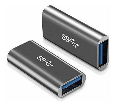 Adaptador Usb 3.0 Qianlink, 2-pack, Tipo A Hembra A Hembra,