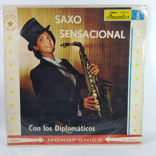 Lp Vinyl  Los Diplomáticos  Saxo Sensacional Edic Venezuela