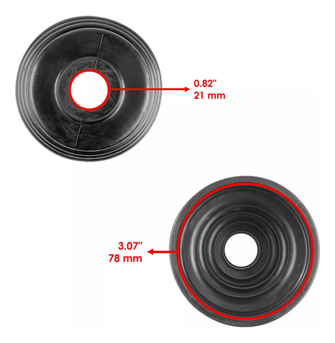 Kit Botas Cubrepolvo Polaris Rzr Xp Turbo / Rzr Xp 4 Turbo