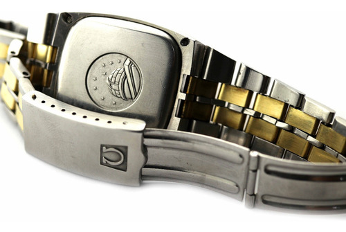 Omega Constellation Aço E Ouro Maciço 18k Relogio Automatico Chronometer Calendario Segundeiro Tinge Assinado J21693