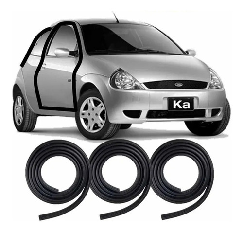 Kit Borrachas 2 Portas E Porta Malas Ford Ka Fiesta E Street