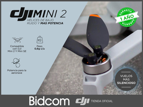 Imagen 2 de 8 de Hélices Dji Mini 2 Bajo Ruido Y Mas Potencia