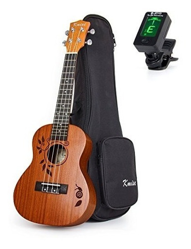 Kmise Concert Ukulele Uke Guitarra Acústica Hawaiana 23 Pu