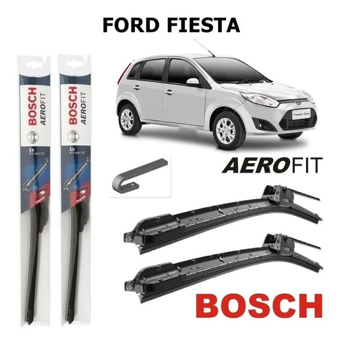 Kit X3 Escobillas Limpiaparabrisas Aerofit Bosch Ford Fiesta