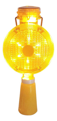 Sinalizador Solar Viario Para Cone Kit 15 Uni Luz Led Solar
