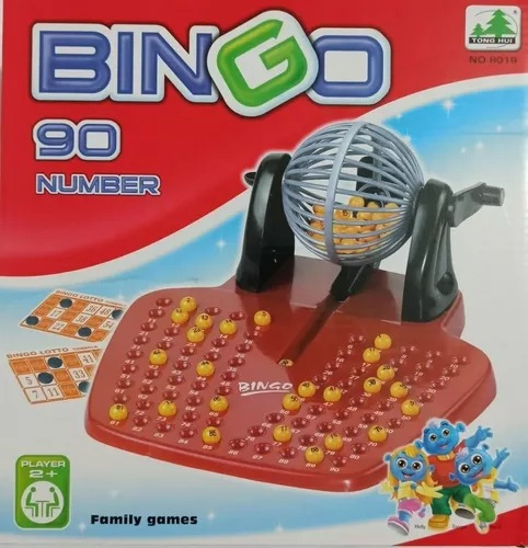 Juego Bingo Balotera 90 Números 48 Cartones 8019b