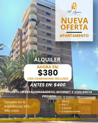 Apartamento en alquiler