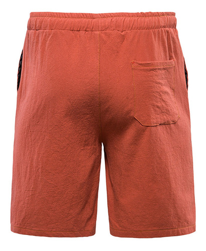 Pantalones Cortos Para Hombre, Talla Grande, Cintura Elástic